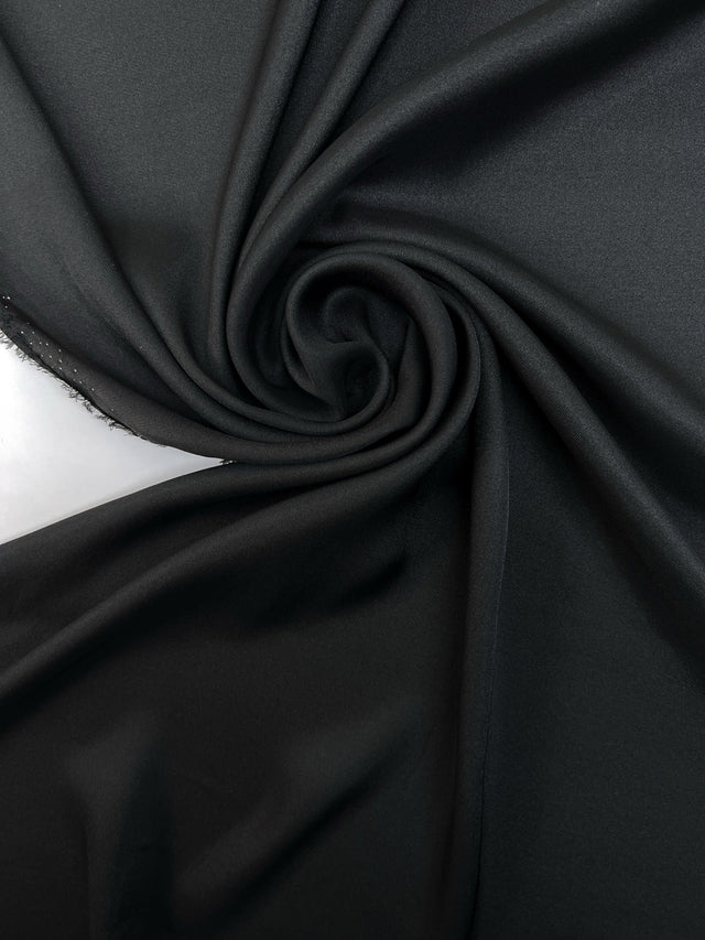 Polyamide Twill Black Melange