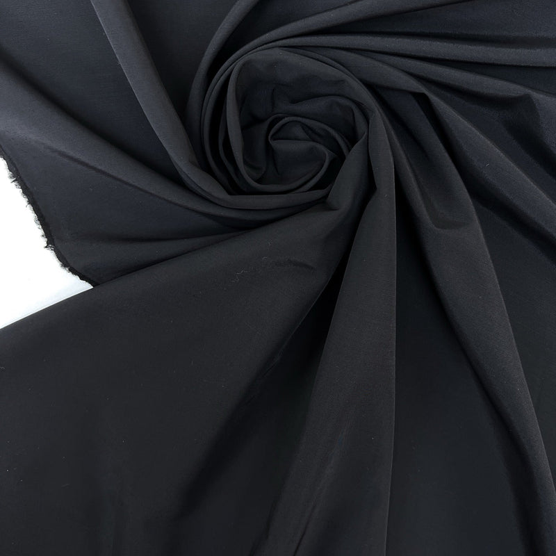 Black Wool Polyester Suit Fabric