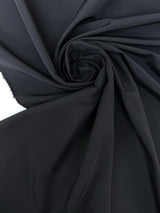 Black Wool Polyester Suit Fabric