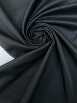 Jacquard Wool Fabric Blue Black