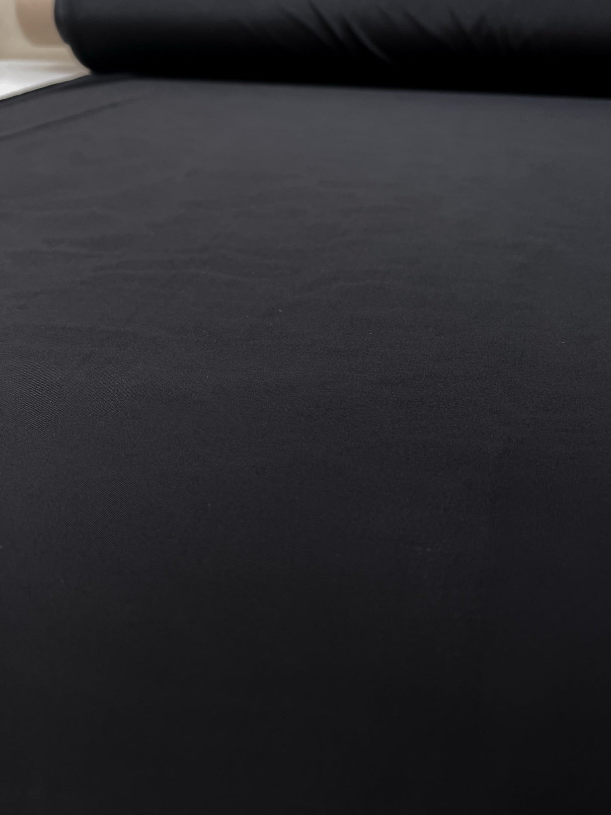 Black Moiré Knitted Fabric