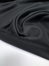 Jacquard Blend Suiting Fabric Black