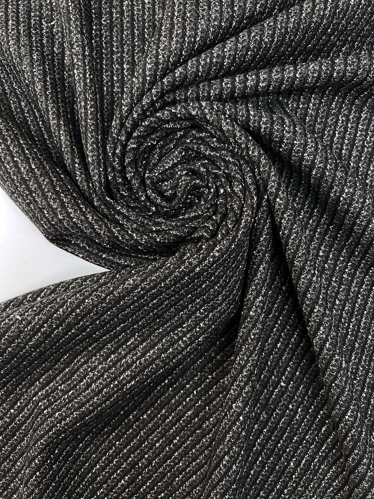 Wool Blend Striped Fabric