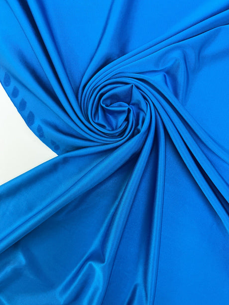 Viscose Knitted Moiré Blue