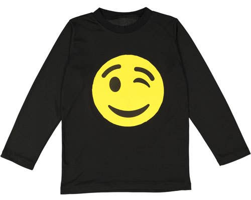 Winking Emoji T-Shirt Costume - Adults