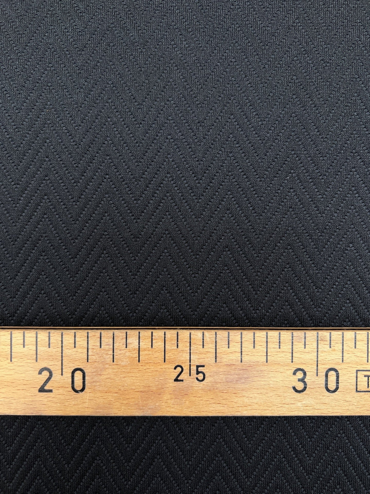 Bonded Blue-Black Stretch Knitted Fabric