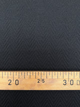 Bonded Blue-Black Stretch Knitted Fabric