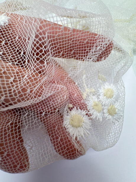 Embroidered Polyamid Mesh