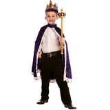 King Robe Costume - Navy, Red or Purple
