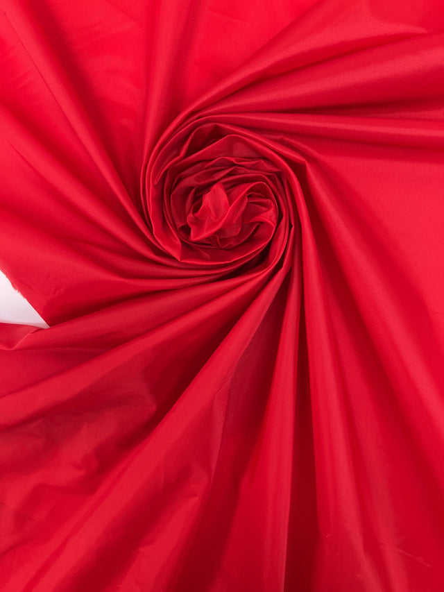 Red Polyamide Woven Fabric