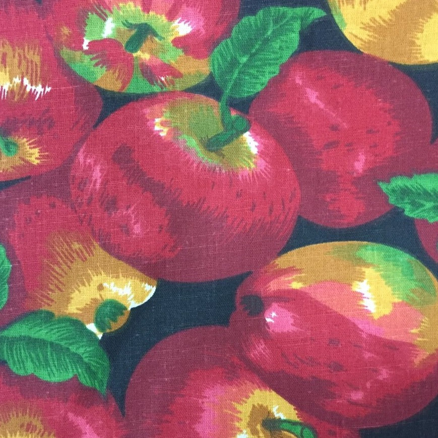 Poly Cotton Fruit Printed Fabric