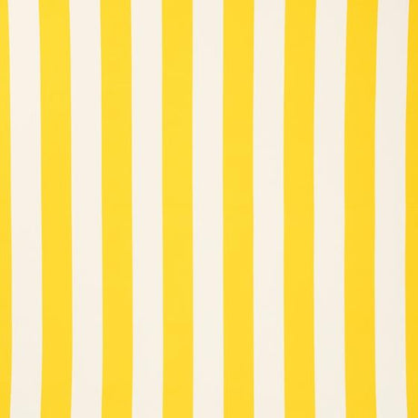 Yellow White Stripe 1″ inch Satin Fabric
