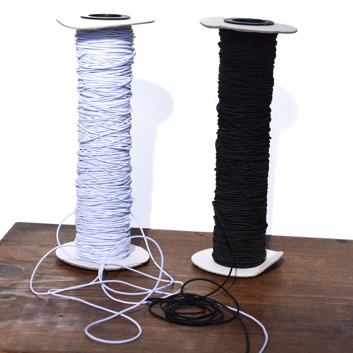 Elastic Cord 1mm White or Black