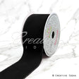 2 1/2" Wired Decorative Velvet Ribbon-10 Yds (Black)