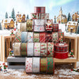 2 1/2" X'mas Ribbons Assorted-50 Yds (Assorted)