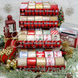 2 1/2" X'mas Ribbons Astd-10 Yds (W/ Tray) (Assorted)