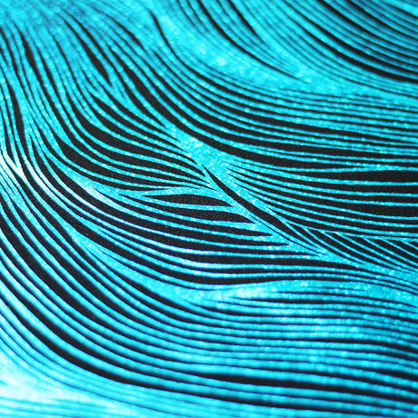 Strands Holo Nylon Spandex Fabric - Assorted Colors, Wavy Zebra Pattern, 58/60" Width (1 Yard)