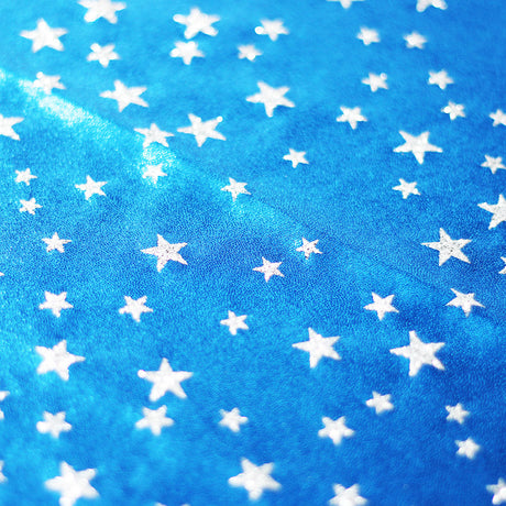 Matrix Stars And Stripes Nylon Spandex Fabric - Red Blue Silver Stars And Stripes Hologram, 58-60" Width (1 Yard)