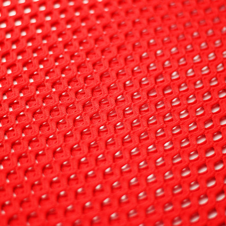Diamond Mesh Polyester Spandex Fabric - Neon Pink, White, Red, Black Diamond Pattern, 58-60" Width (1 Yard)