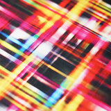 Optic Plaid Multi Polyester Spandex Fabric - Multicolor Plaid, 58/60" Width (1 Yard)