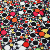 Disco Dots Poly Spandex Fabric - Assorted Colors Polka Dots, 60" Width (1 Yard)