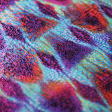 Magic Cobra Nylon Spandex Fabric - Multi Snakeskin Wet Print, 58-60" Width (1 Yard)