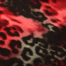 Animal Patch Polyester Spandex Fabric - Turquoise/Brown, Orange/Brown, Red/Black Animal Skin Print, 58/60" Width (1 Yard)