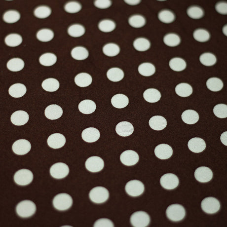 E-Z Dots Nylon Spandex Fabric - Large Polka Dots Print, 58/60" Width (1 Yard)
