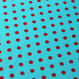 Dippin Dotz Poly Spandex Fabric - Small Polka Dots, Multiple Colors, 58/60" Width (1 Yard)