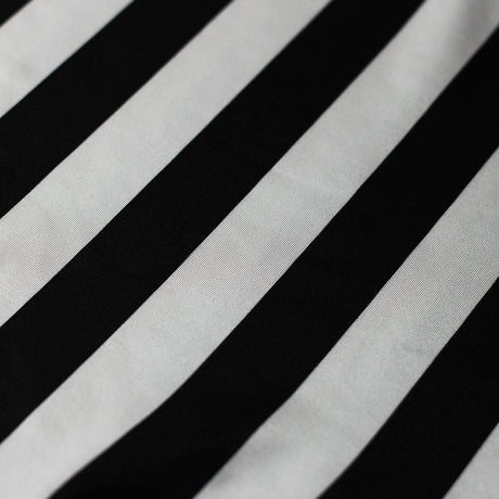 Lucky Stripes Polyester Spandex Fabric - Multi-Color 1" Wide Stripes, 58/60" Width (1 Yard)