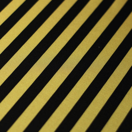 Lucky Stripes Polyester Spandex Fabric - Multi Stripe Print, 58/60" Width (1 Yard)