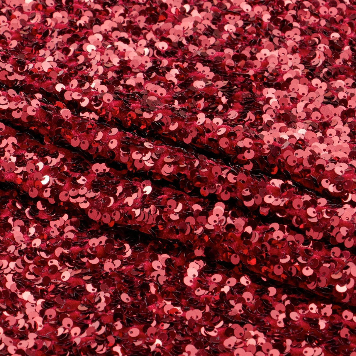 Duchess Stretch Velvet Sequin Polyester Spandex Fabric - Embroidered Sequins, 46/47" Width, 2-Way Stretch (1 Yard)