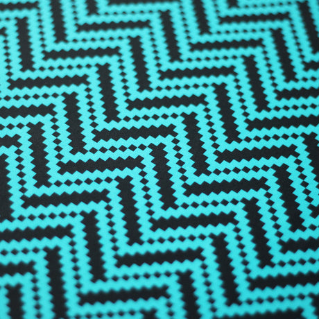 Zig Zag Racer Polyester Spandex Fabric - Multiple Colors, Chevron Zig Zag, 58/60" Width (1 Yard)
