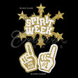 2 Pcs #1 & Spirit Week Decal-Set (Gold)