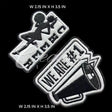 2 Pcs Cheer, We Are #1 Patches-Set (White/Black)