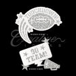 2 Pcs Go Team & Touchdown Decal-Set (Silver)