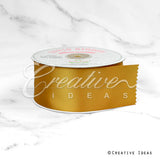 2" Single Face Satin Ribbon - 50 Yards (Antique Gold)