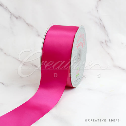 2" Single Face Satin Ribbon - 50 Yards (Azalea)