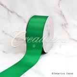 2" Single Face Satin Ribbon - 50 Yards (Emerald Green)