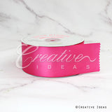 2" Single Face Satin Ribbon - 50 Yards (Hot Pink)