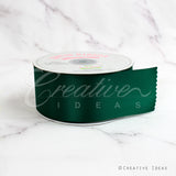 2" Single Face Satin Ribbon - 50 Yards (Hunter Green)