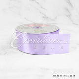 2" Single Face Satin Ribbon - 50 Yards (Lavender)