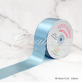 2" Single Face Satin Ribbon - 50 Yards (Light Blue)