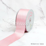2" Single Face Satin Ribbon - 50 Yards (Light Pink)