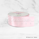2" Single Face Satin Ribbon - 50 Yards (Light Pink)