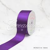 2" Single Face Satin Ribbon - 50 Yards (Purple)
