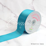 2" Single Face Satin Ribbon - 50 Yards (Turquoise)