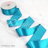 2" Single Face Satin Ribbon - 50 Yards (Turquoise)