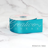 2" Single Face Satin Ribbon - 50 Yards (Turquoise)