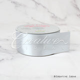 2" Single Face Satin Ribbon - 50 Yards (White)